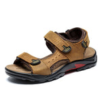 Load image into Gallery viewer, Casual Men Genuine Leather Soft Sandals
