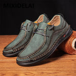 Load image into Gallery viewer, Handmade Men&#39;s Leather Casual Sneakers
