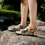 Load image into Gallery viewer, Lightweight Men Water Walking Soft Beach Sandals
