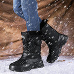 Load image into Gallery viewer, Camouflage Snow Waterproof Men Boots With Fur
