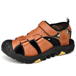 Load image into Gallery viewer, Genuine Leather Beach Sandals For Man
