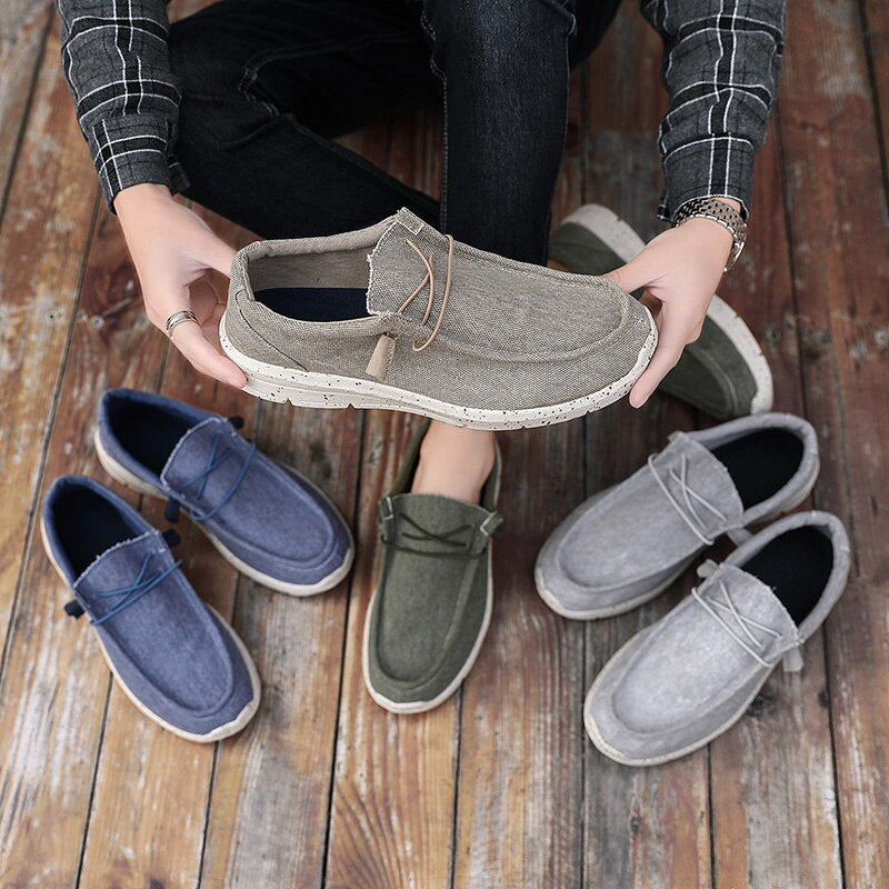 Spring Summer Men's Canvas Shoes