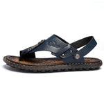 Load image into Gallery viewer, Fashion Summer Leather Men Sandals
