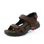 Load image into Gallery viewer, Casual Men Genuine Leather Soft Sandals
