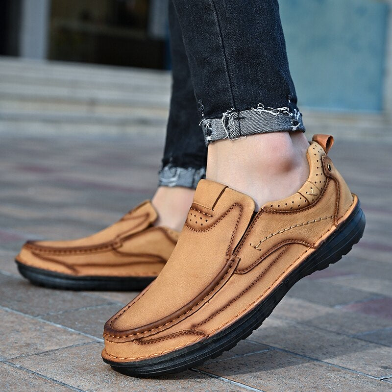 Spring Genuine Leather Men's Shoes