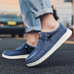 Load image into Gallery viewer, Men&#39;s Casual Denim Canvas Sneakers
