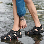 Load image into Gallery viewer, Genuine Leather Beach Sandals For Man
