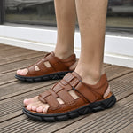 Load image into Gallery viewer, Summer Leather Sandals For Men
