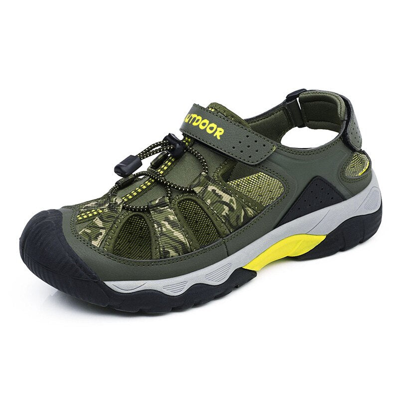 Summer Men Breathable Casual Flat Sandals