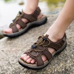 Load image into Gallery viewer, Genuine Leather Comfortable Beach Sandals
