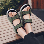 Load image into Gallery viewer, Big Size Summer Genuine Leather Men&#39;s Sandals

