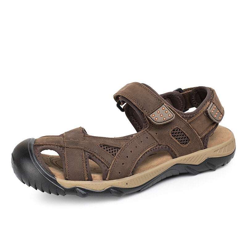 Genuine Leather Outdoor Men's Sandals