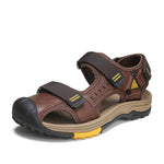 Load image into Gallery viewer, Summer Men Genuine Leather Sandals
