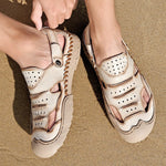 Load image into Gallery viewer, Outdoor Genuine Leather Beach Sandals
