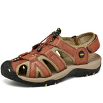 Load image into Gallery viewer, Genuine Leather Summer Men Sandals
