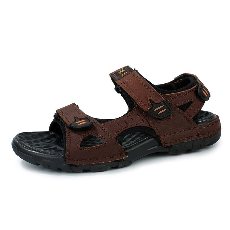 Summer Genuine Leather Men's Sandals