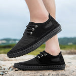 Load image into Gallery viewer, Handmade Flat Mesh Casual Men Shoes
