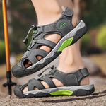 Load image into Gallery viewer, Big Size Men Genuine Leather Sandals
