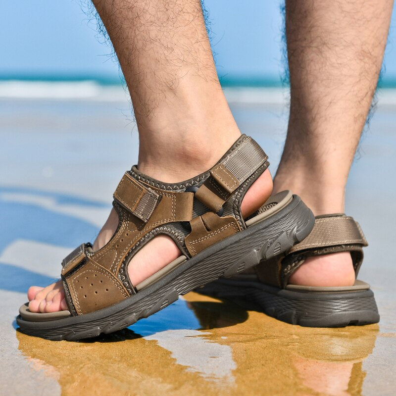 Men's Comfortable Summer Leather Sandals