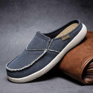 Summer Denim Canvas Men Breathable Casual Shoes