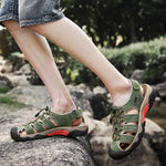 Load image into Gallery viewer, Soft Genuine Outdoor Summer Leather Sandals
