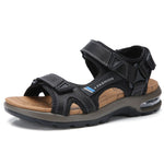 Load image into Gallery viewer, Genuine Leather Outdoor Men Roman Sandals
