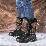 Load image into Gallery viewer, Camouflage Snow Waterproof Men Boots With Fur
