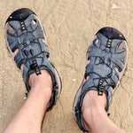 Load image into Gallery viewer, Genuine Leather Summer Men Sandals
