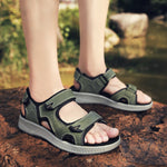 Load image into Gallery viewer, Big Size Summer Genuine Leather Men&#39;s Sandals
