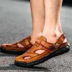 Load image into Gallery viewer, Summer Soft Leather Beach Sandals
