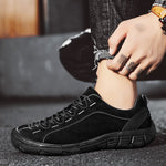 Load image into Gallery viewer, Genuine Leather Men&#39;s Casual Lace-Up Shoes
