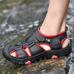 Load image into Gallery viewer, Genuine Leather Beach Sandals For Man
