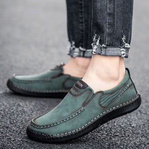 Men's Soft Leather Outdoor Loafers