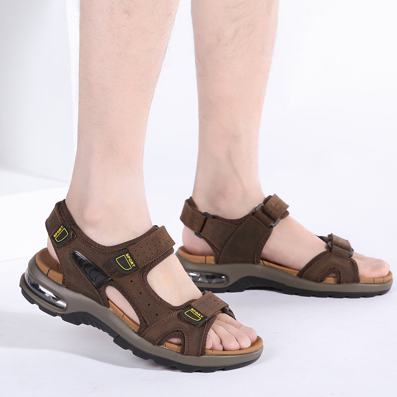 Summer Leather Non-Slip Men's Sandals