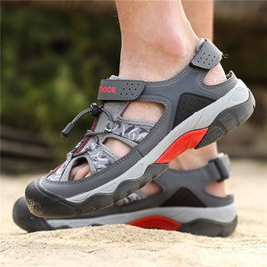 Summer Men Breathable Casual Flat Sandals