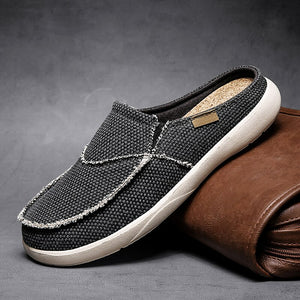 Summer Denim Canvas Men Breathable Casual Shoes