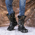 Load image into Gallery viewer, Camouflage Snow Waterproof Men Boots With Fur
