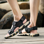 Load image into Gallery viewer, Lightweight Men Water Walking Soft Beach Sandals
