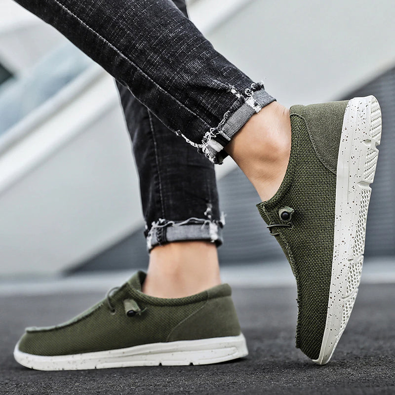 Men's Breathable Canvas Shoes