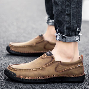 Men's Soft Leather Outdoor Loafers