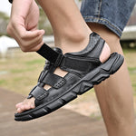 Load image into Gallery viewer, Summer Leather Sandals For Men
