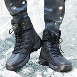 Load image into Gallery viewer, Warm Plush Snow High Top Men&#39;s Boots
