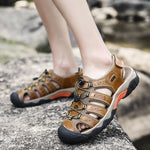 Load image into Gallery viewer, Soft Genuine Outdoor Summer Leather Sandals
