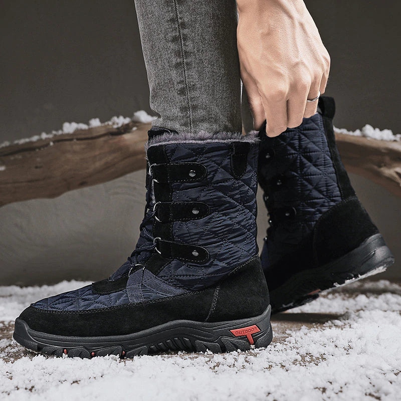 Winter Warm Plush Snow Boots For Men