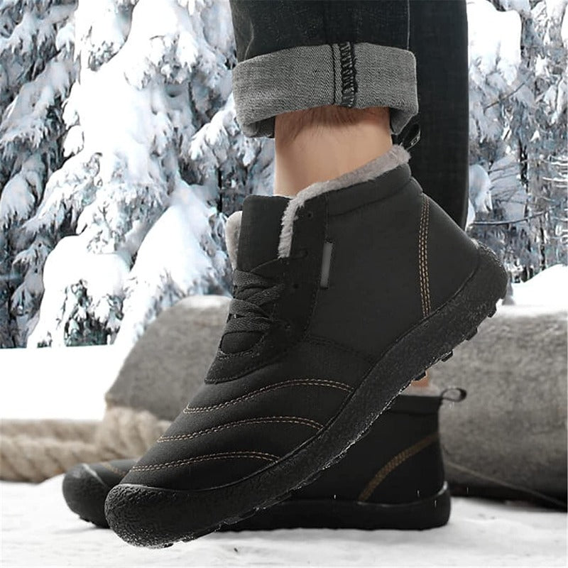 Men's Warm Slip On Ankle Boots