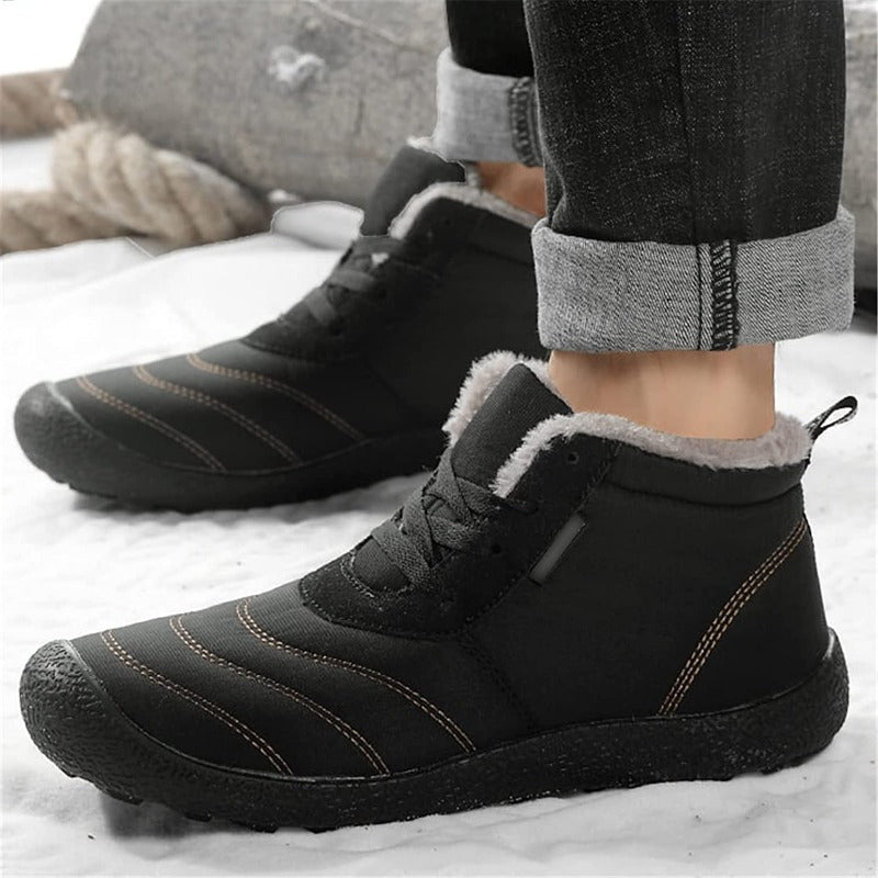 Men's Warm Slip On Ankle Boots