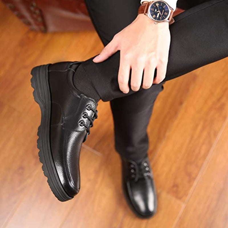 Leather Casual Men Flats Shoes