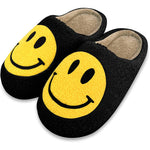 Load image into Gallery viewer, Retro Soft Plush Lightweight Smiley Face Slippers
