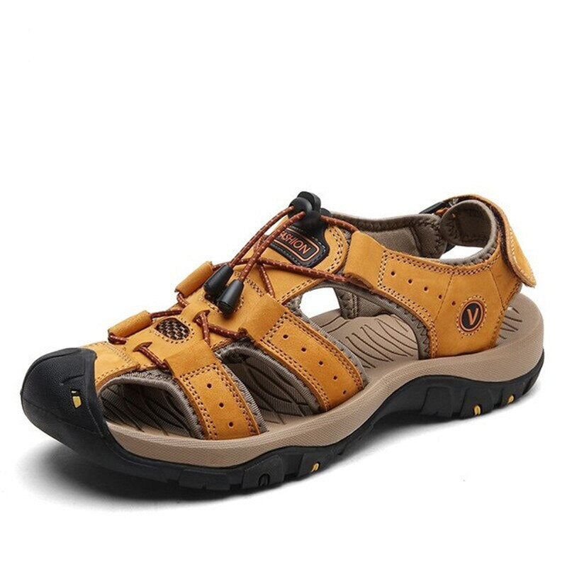 Genuine Leather Summer Men's Sandals