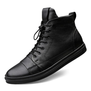 Men's Warm Waterproof Business Ankle Boots